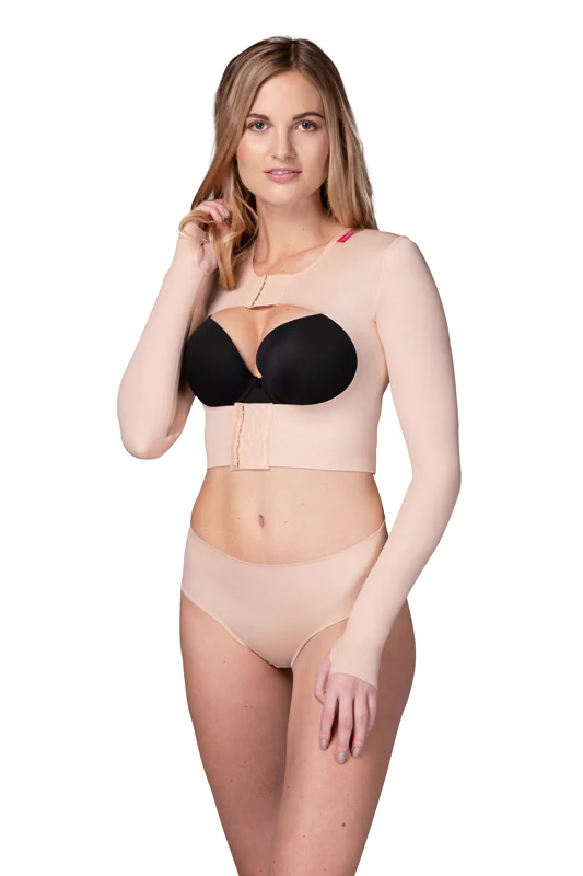 Liposculpture Faja with Bra and sleeves - Post surgery Body