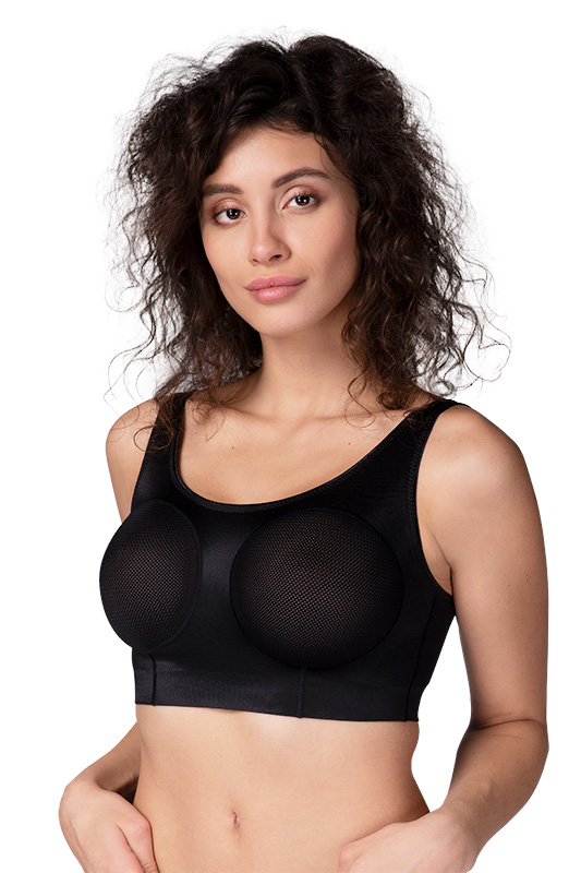 LIPOELASTIC PI Active - Medical Post Surgery Cotton Bra - Front Closure &  Seamless Cups
